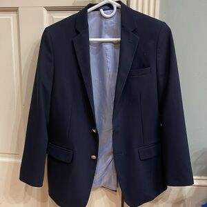 Boys Izod Basic Stretch Blazer Navy 16